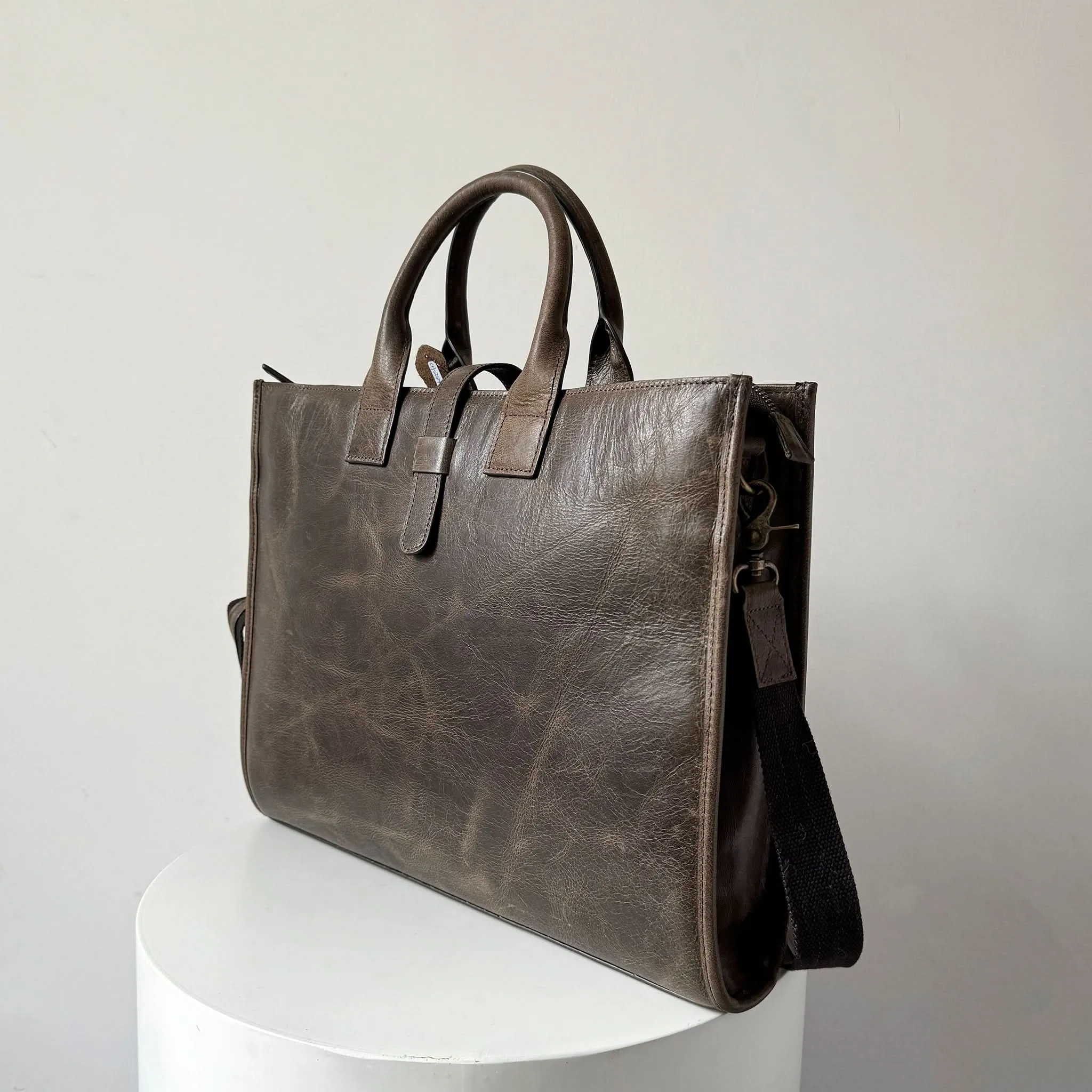 Leather Briefcases - Full Grain Crazy Horse Briefcase