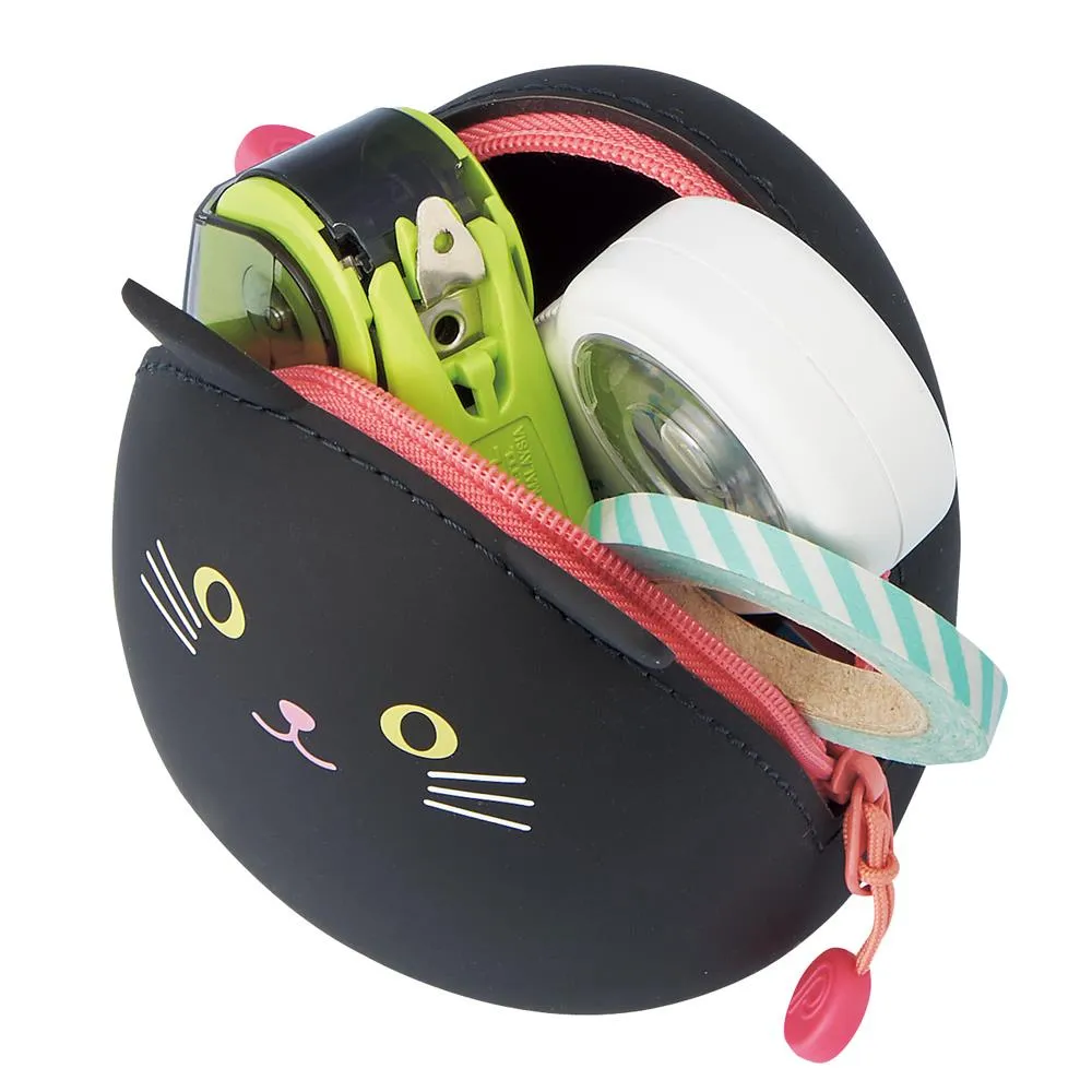 Lihit Lab Punilabo Egg Pouch - Grey Cat