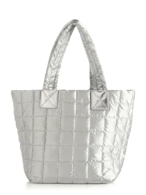 Logan Mini Tote Cross-Body - Silver