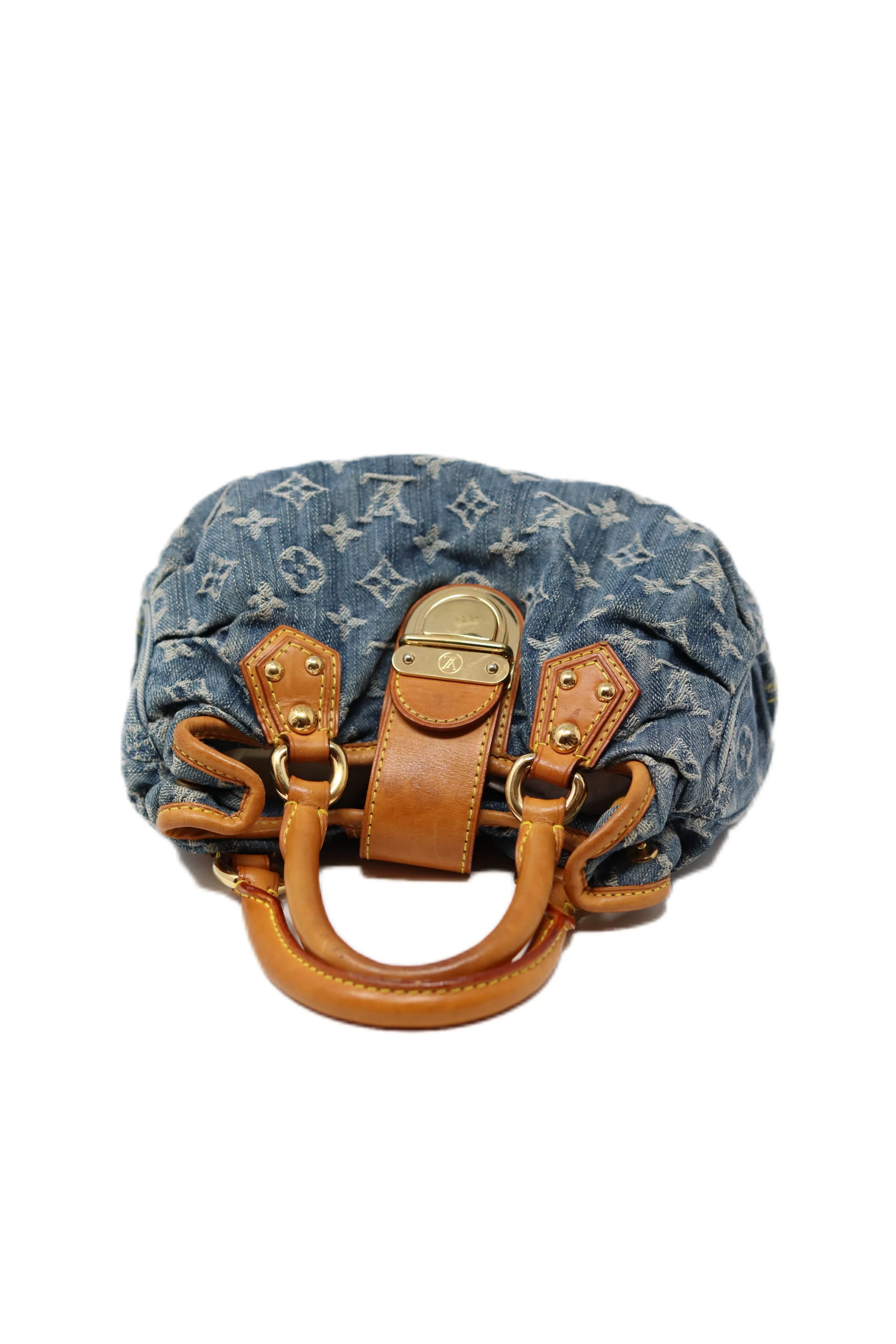 LOUIS VUITTON 2006 PLEATY MONOGRAM DENIM