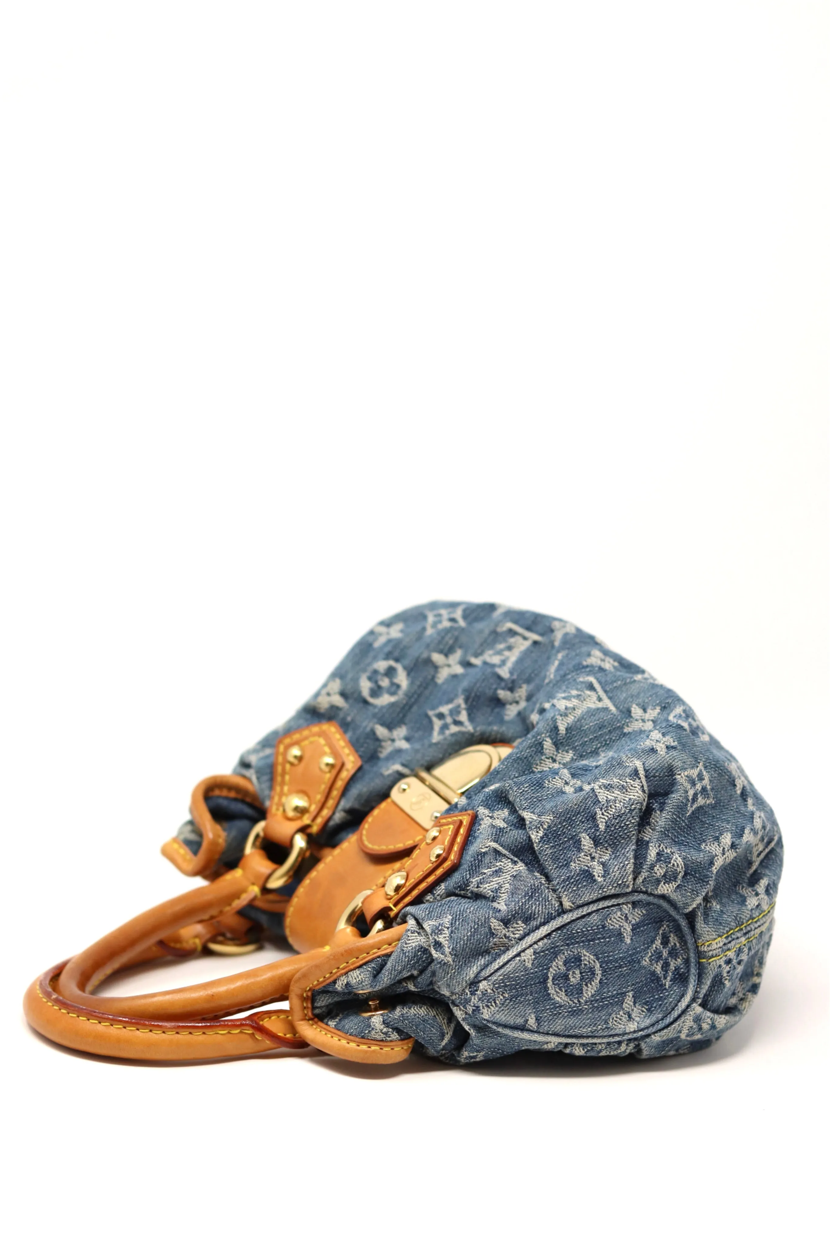 LOUIS VUITTON 2006 PLEATY MONOGRAM DENIM