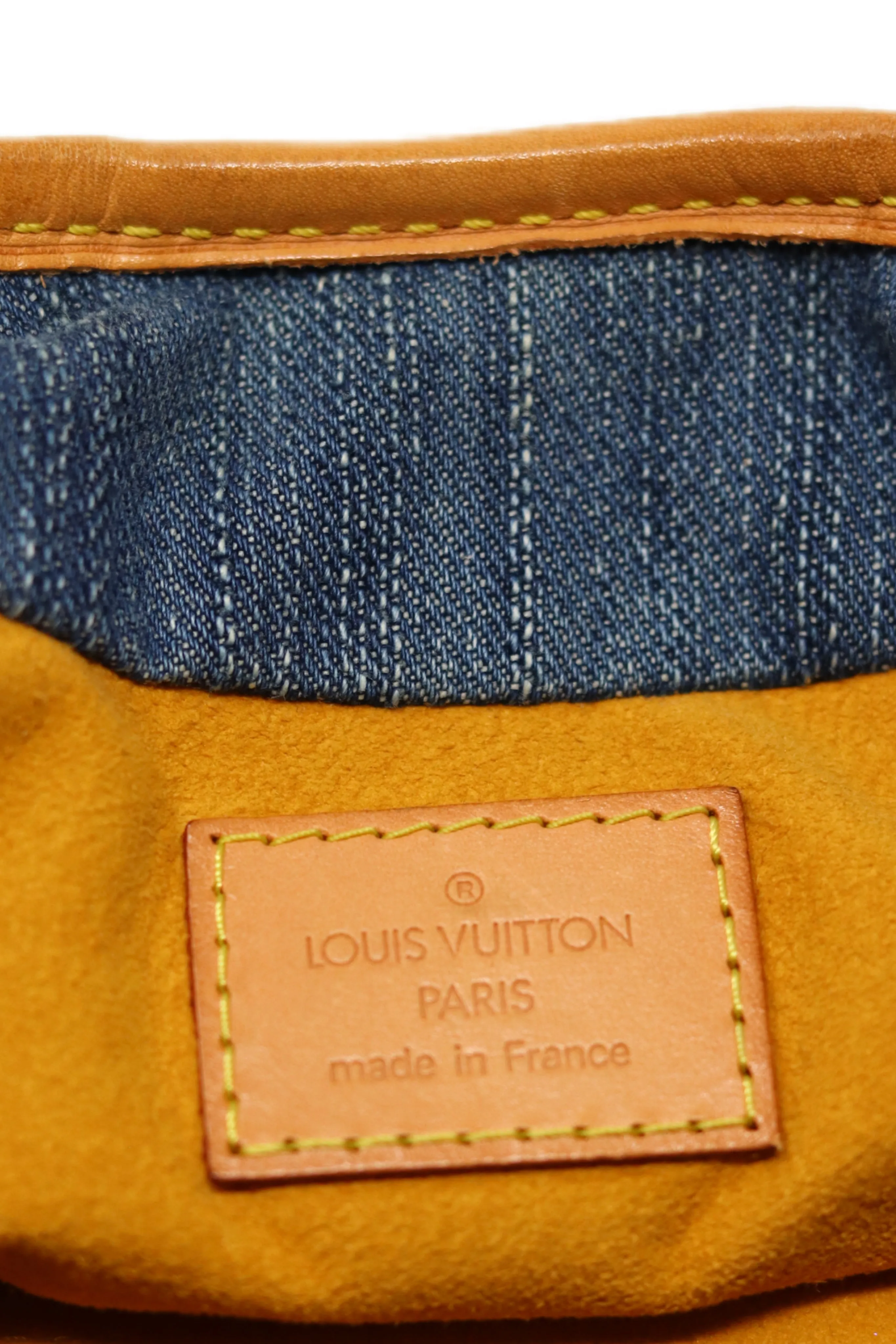 LOUIS VUITTON 2006 PLEATY MONOGRAM DENIM