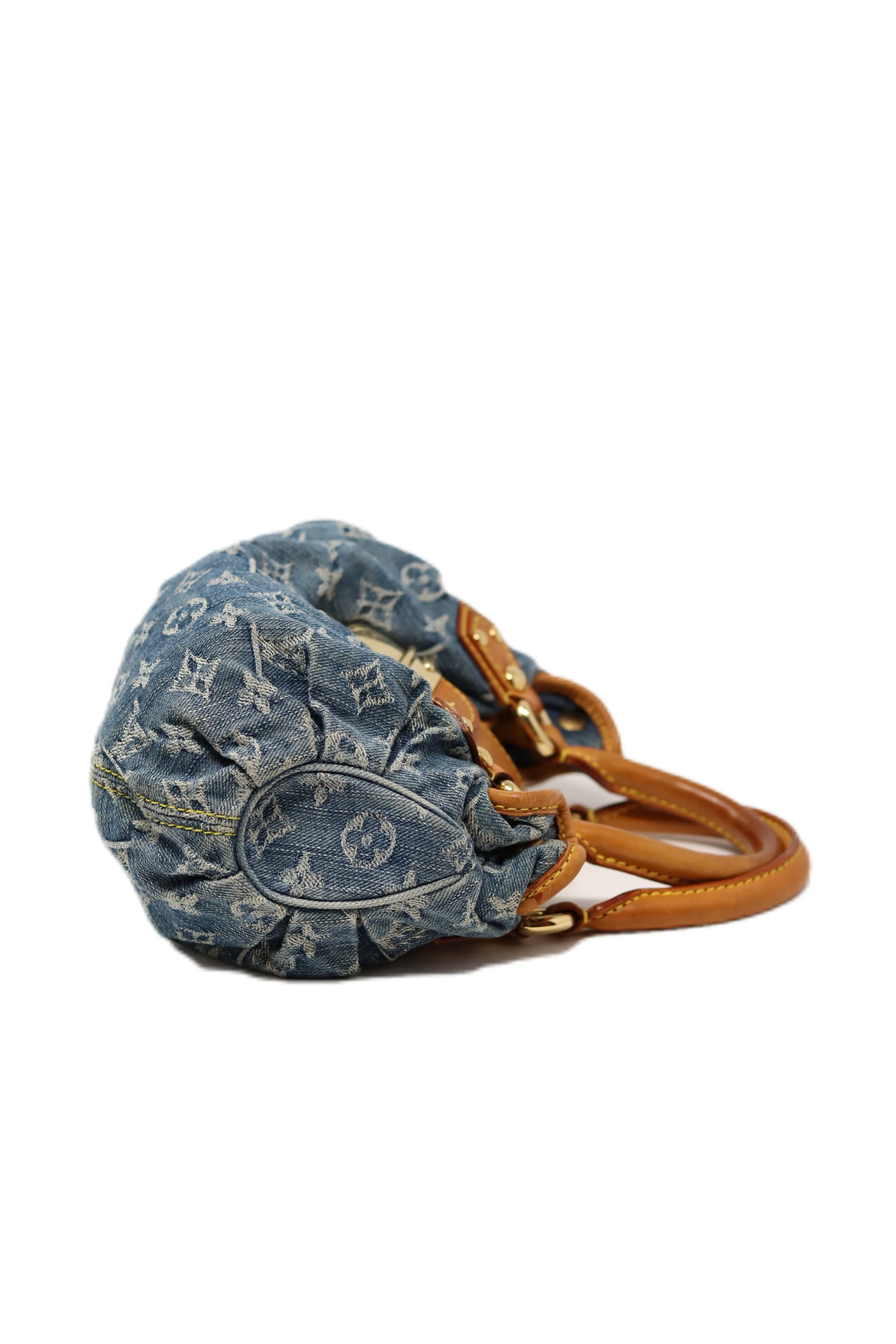 LOUIS VUITTON 2006 PLEATY MONOGRAM DENIM