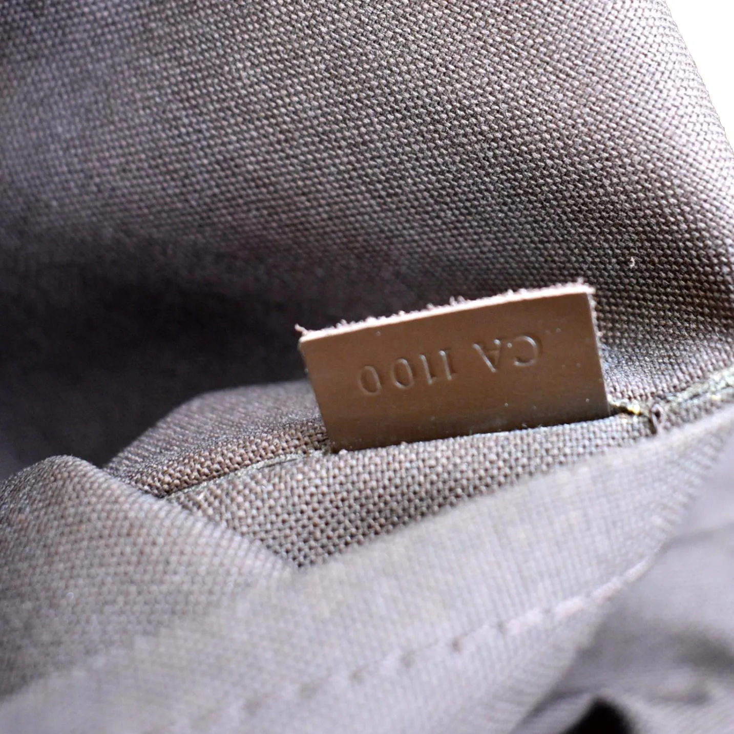 LOUIS VUITTON Brooklyn GM Damier Ebene Shoulder Bag Brown