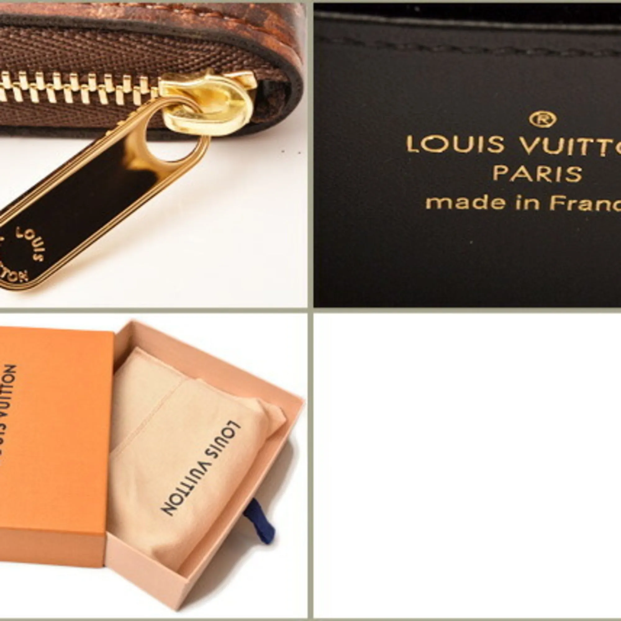 Louis Vuitton Coin Purse Card Case Isetan Store Limited LOUIS VUITTON Folded Wallet Zippy Trunk Time M63834