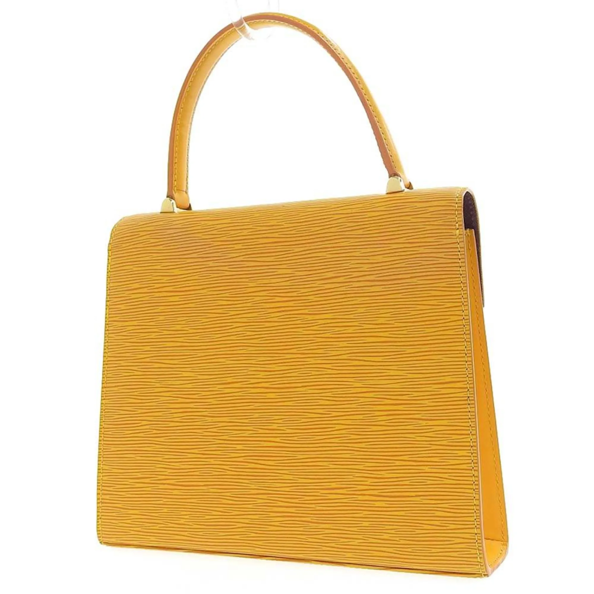 Louis Vuitton Epi Malesherbe Handbag Yellow M52379