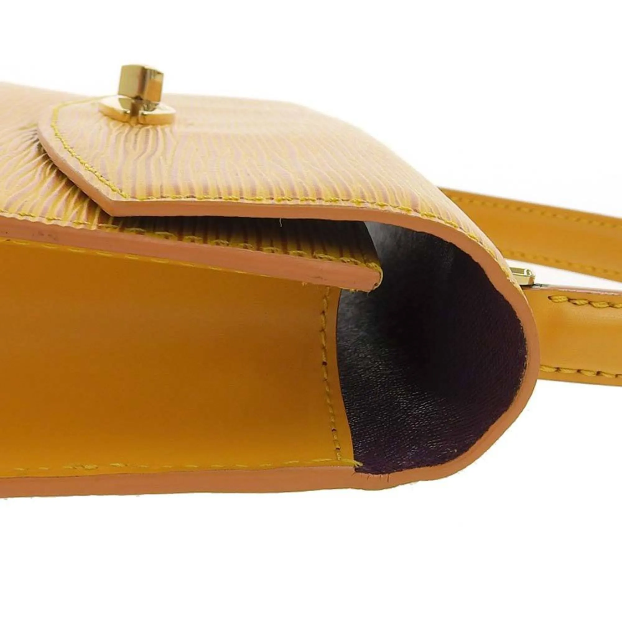 Louis Vuitton Epi Malesherbe Handbag Yellow M52379