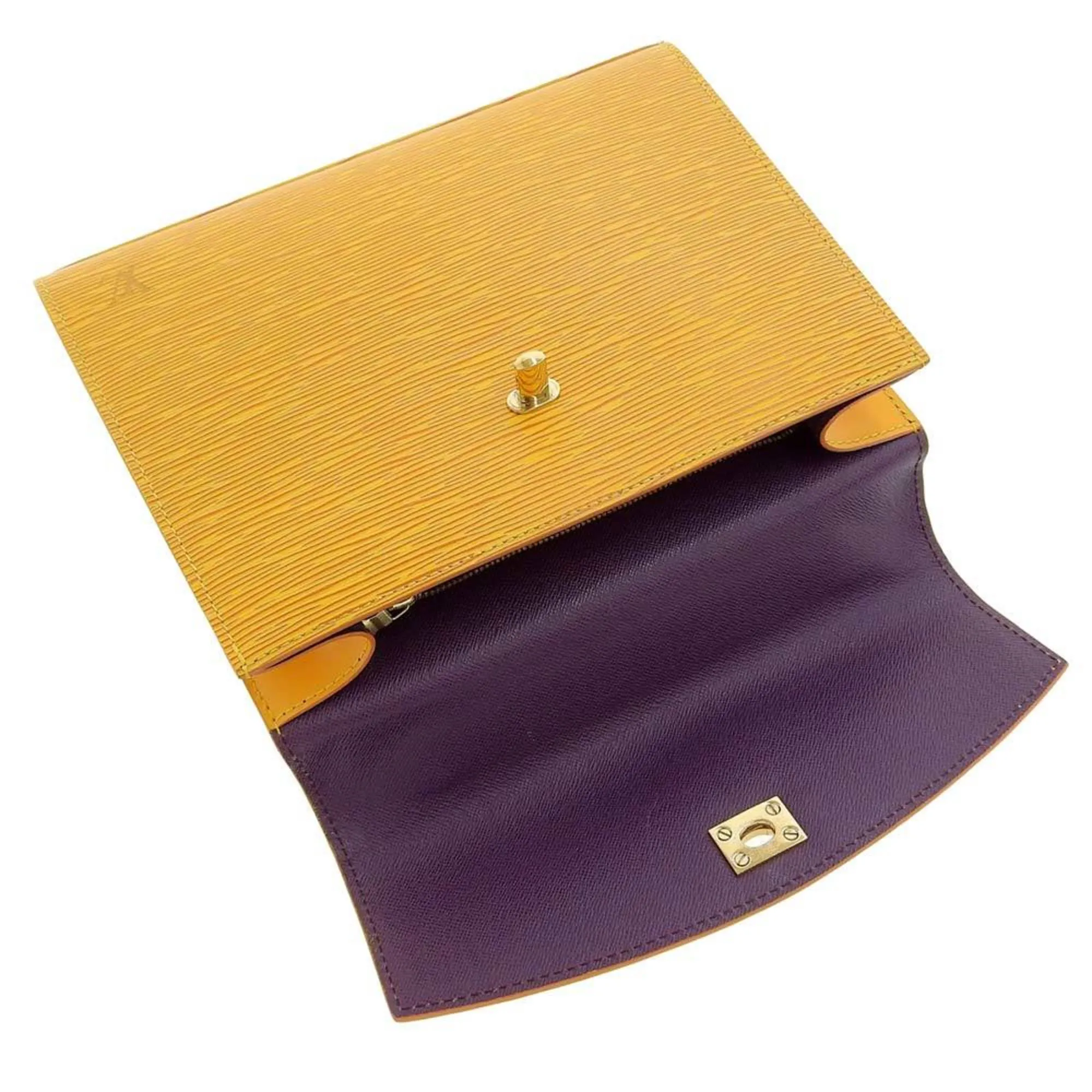 Louis Vuitton Epi Malesherbe Handbag Yellow M52379