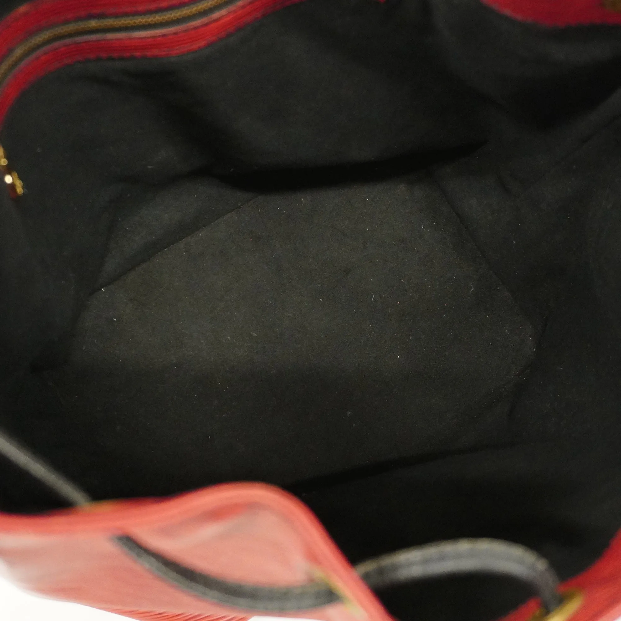 LOUIS VUITTON  Epi Petit Noe M44172 Women's Shoulder Bag Castilian Red,Noir