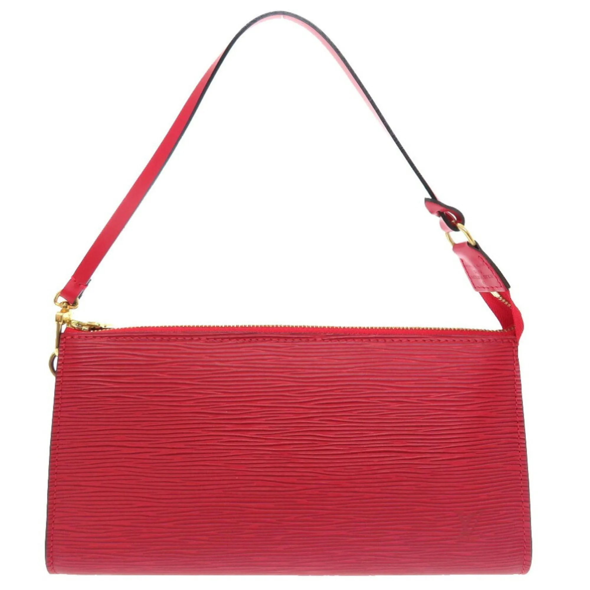 Louis Vuitton Epi Pochette Accessory Red M52947 Handbag 0193 LOUIS VUITTON