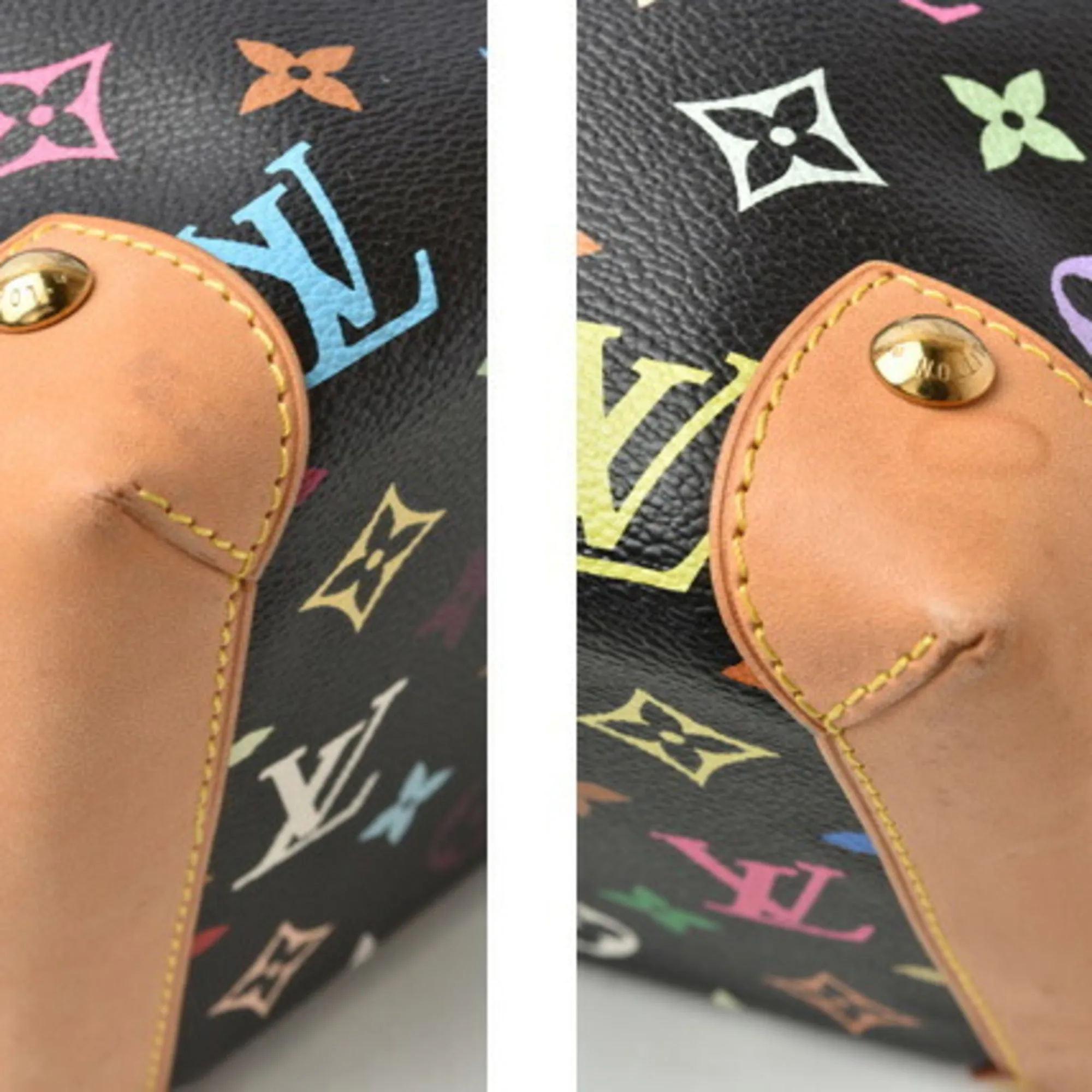 Louis Vuitton Handbag LOUIS VUITTON Audra Monogram Multicolor Noir / Black M40048