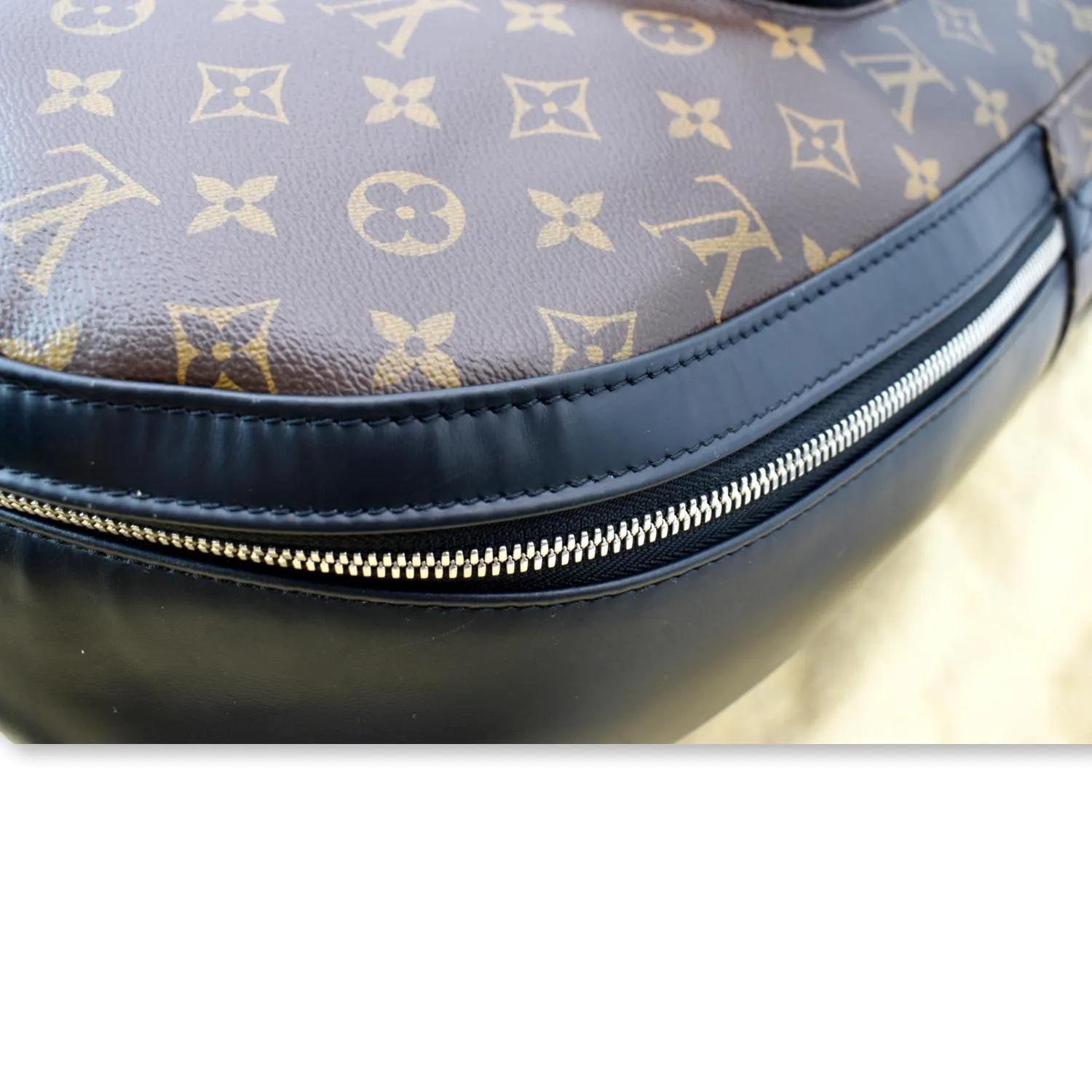 LOUIS VUITTON Josh Monogram Canvas Backpack Bag Brown