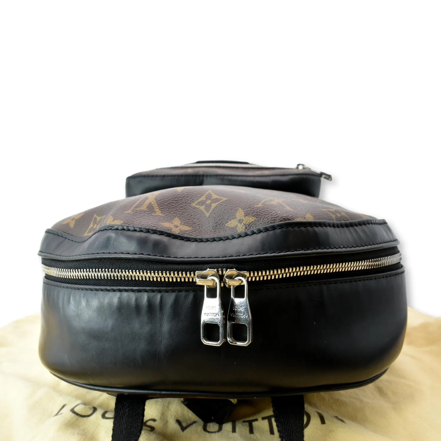 LOUIS VUITTON Josh Monogram Canvas Backpack Bag Brown