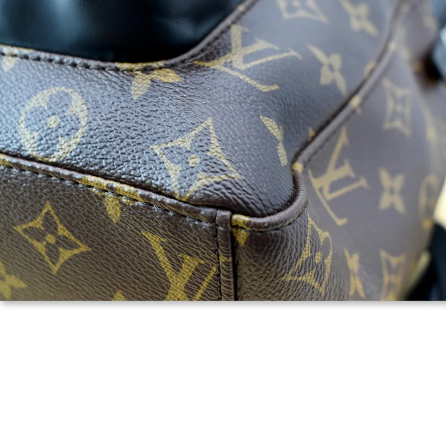 LOUIS VUITTON Josh Monogram Canvas Backpack Bag Brown