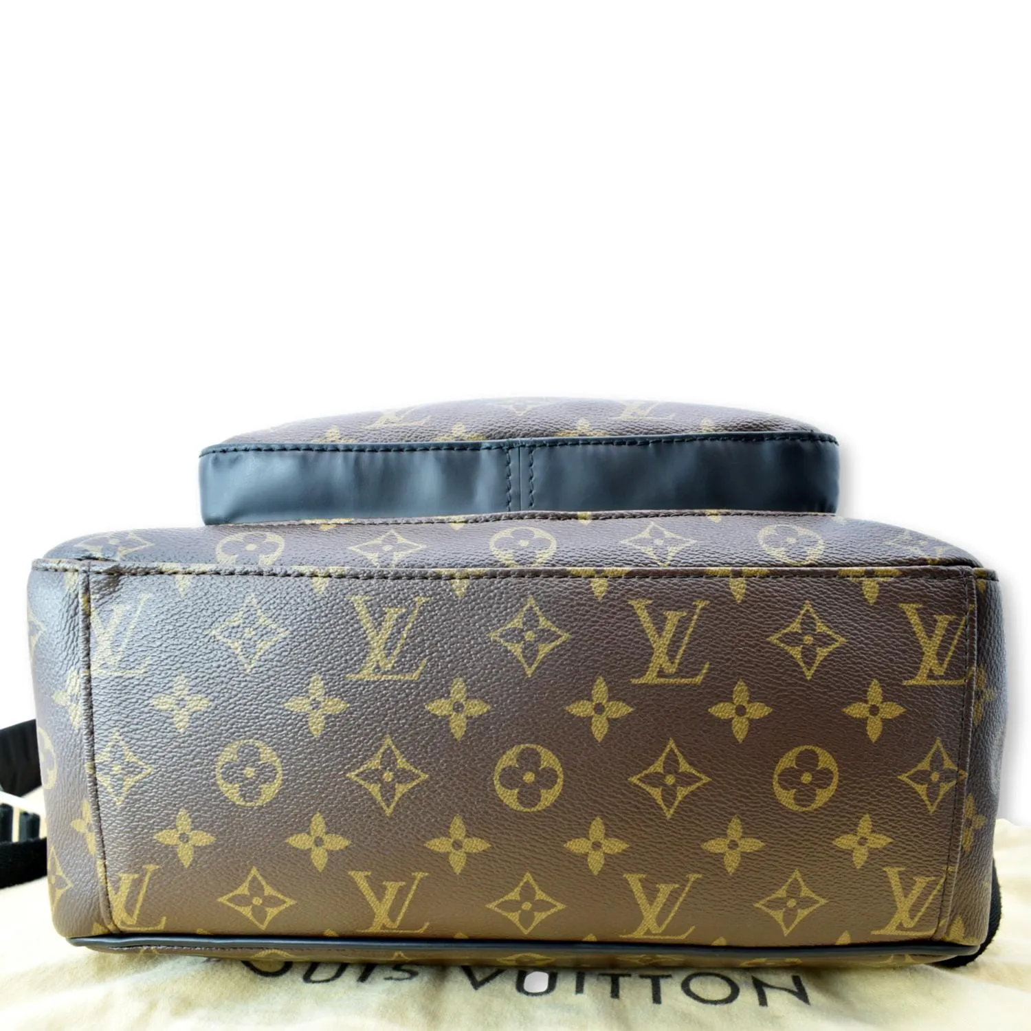 LOUIS VUITTON Josh Monogram Canvas Backpack Bag Brown