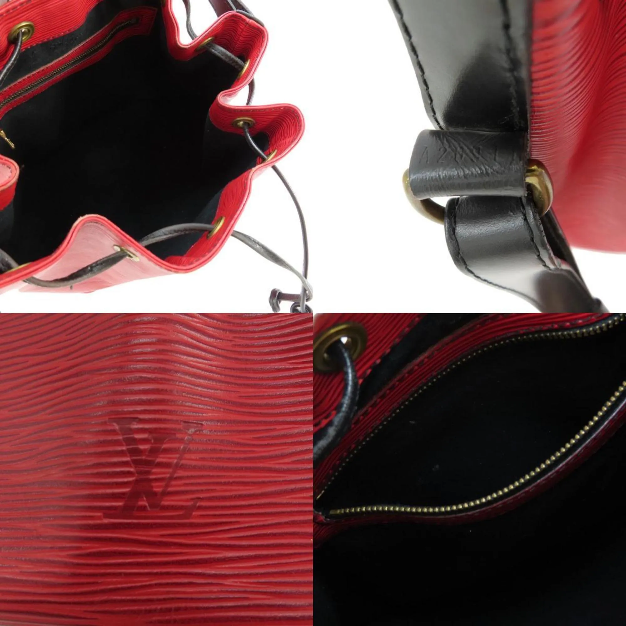 LOUIS VUITTON M44172 Petit Noe Shoulder Bag Epi Leather Women's