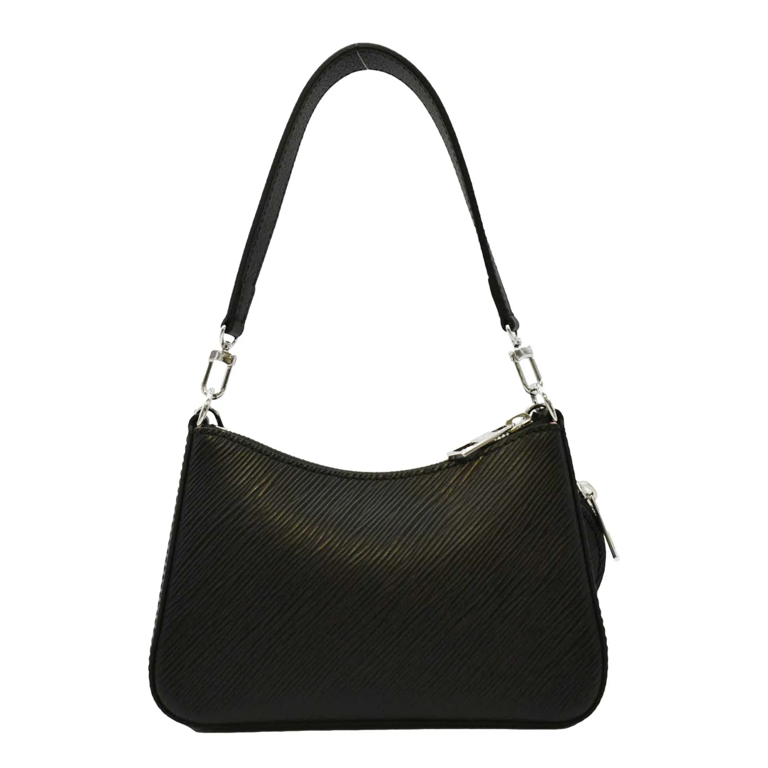LOUIS VUITTON Marellini Epi Leather Shoulder Bag Black