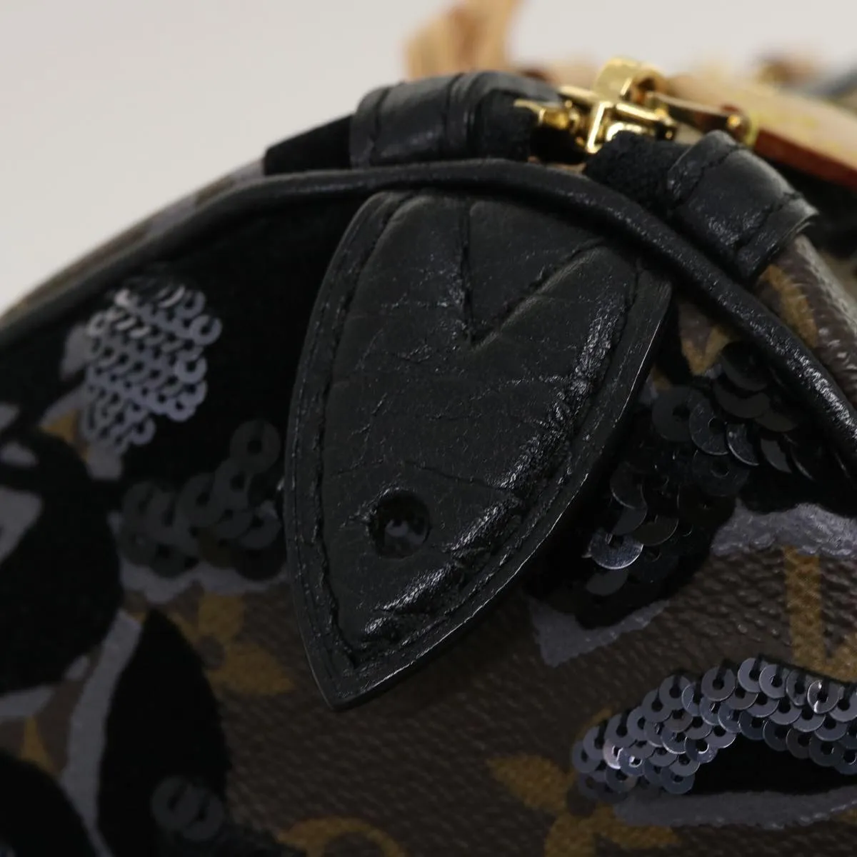 LOUIS VUITTON Monogram Fleur De Jais Speedy 30 Hand Bag M40436 LV Auth fm1424A