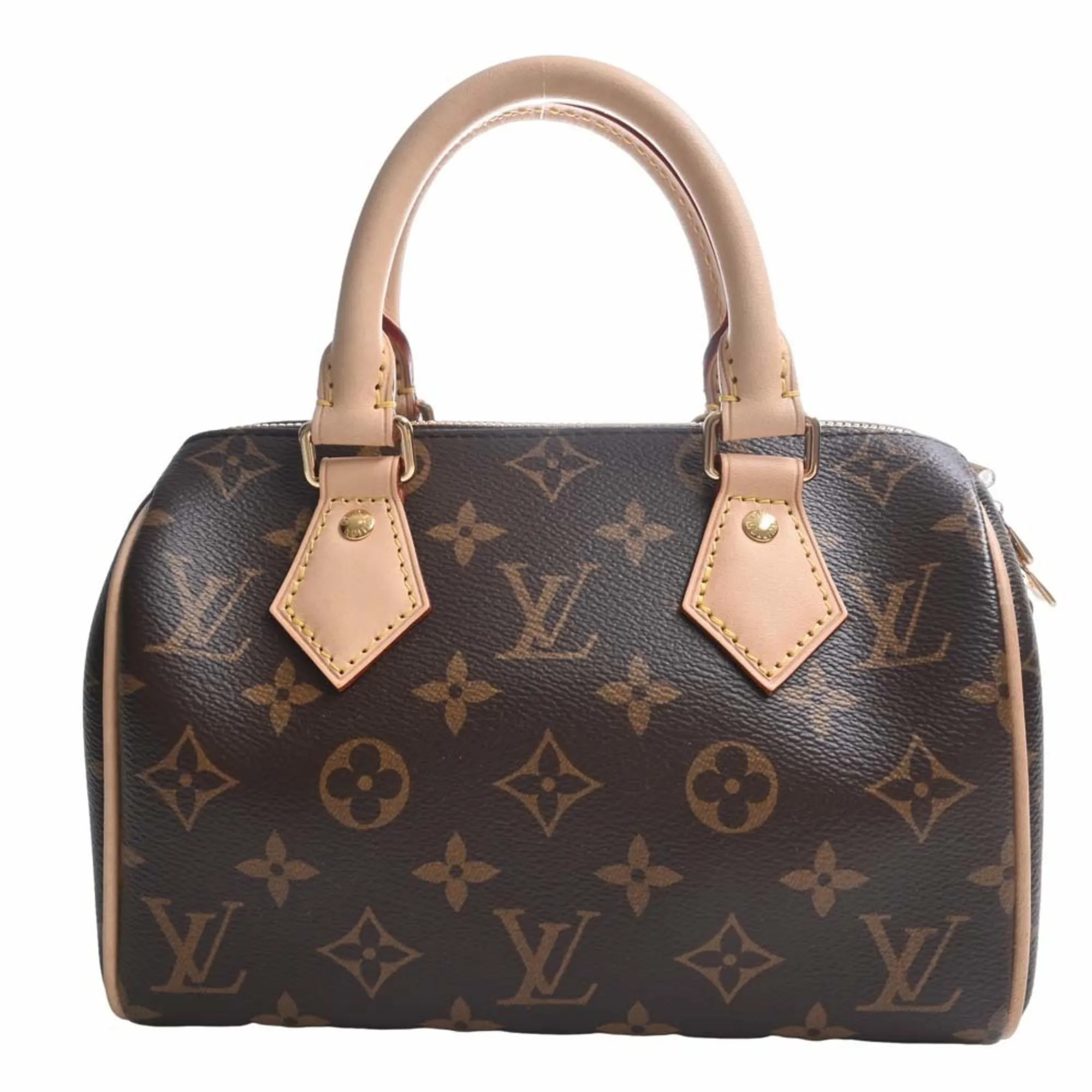 LOUIS VUITTON Monogram Speedy Bandouliere 20 Handbag M45957 Brown Women's