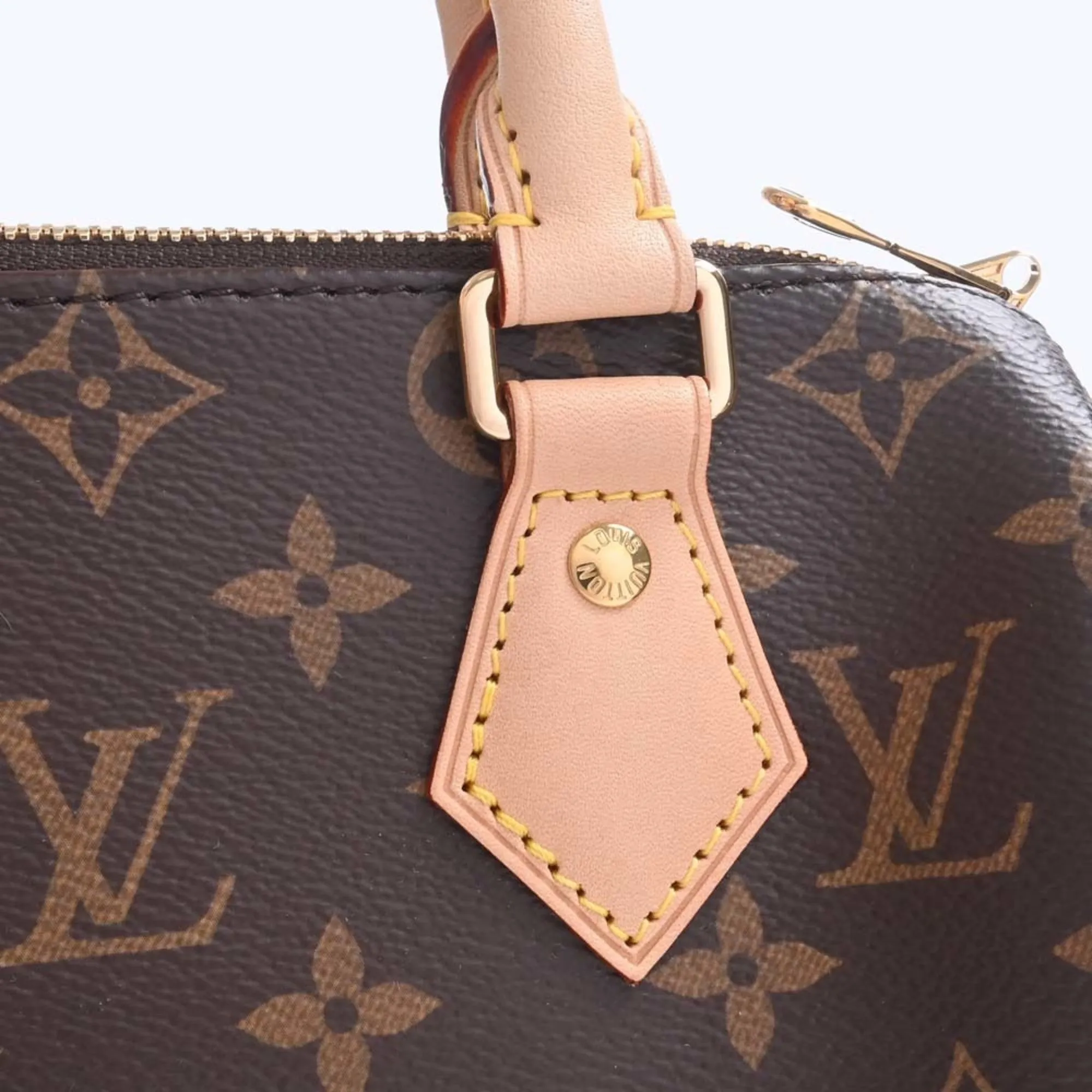 LOUIS VUITTON Monogram Speedy Bandouliere 20 Handbag M45957 Brown Women's