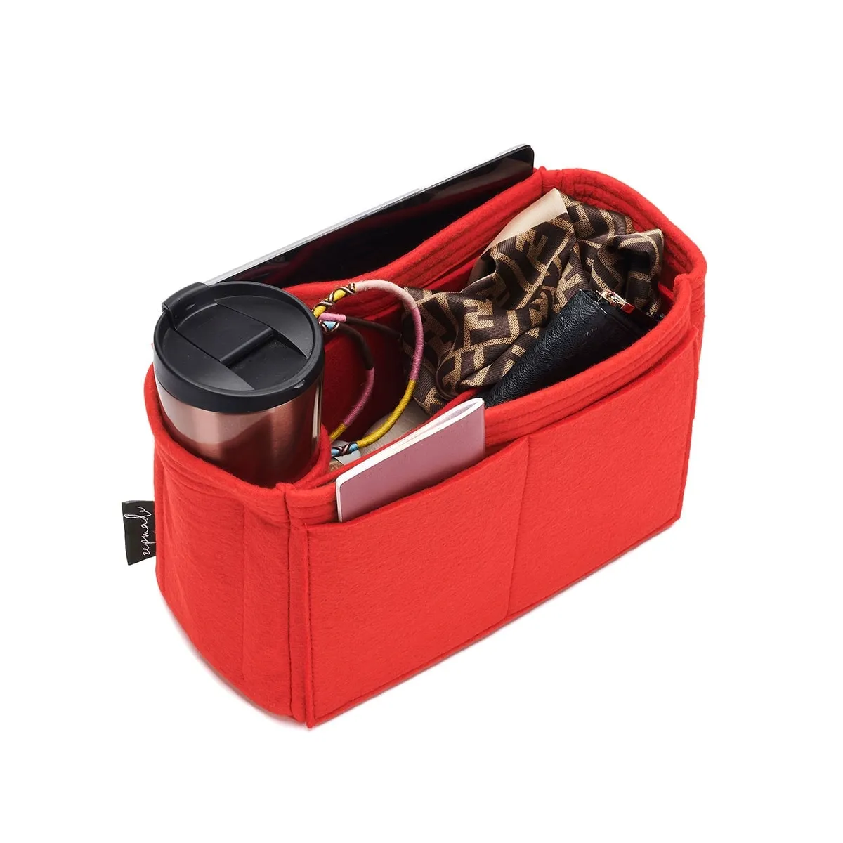 Louis Vuitton Totally Organizer Insert, Bag Organizer with Single Bottle Holder and Exterior Pockets