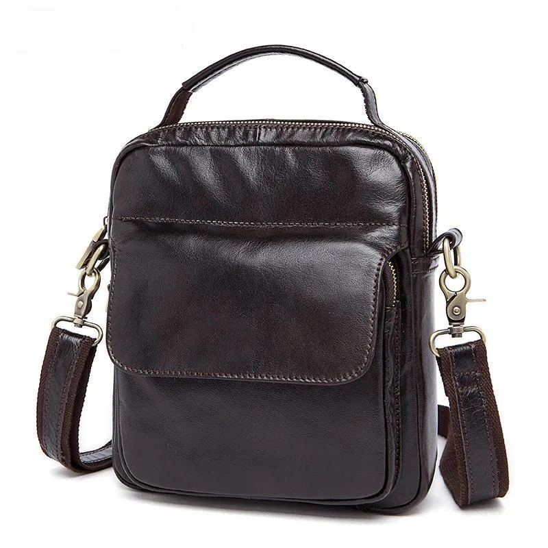 Men Genuine Leather Fashionable and Trendy Travel Shoulder Bag