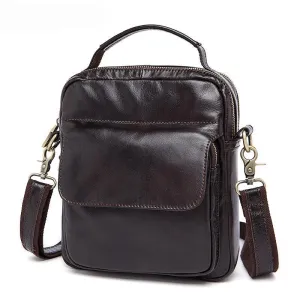 Men Genuine Leather Fashionable and Trendy Travel Shoulder Bag