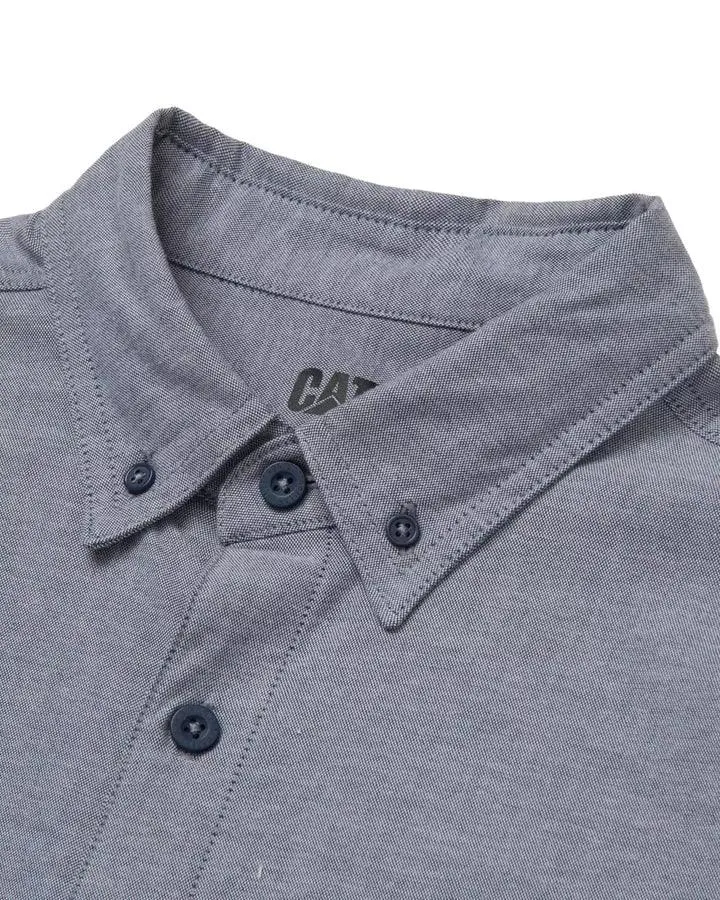 Men's Classic Oxford Long Sleeve Work Shirt - Denim Blue