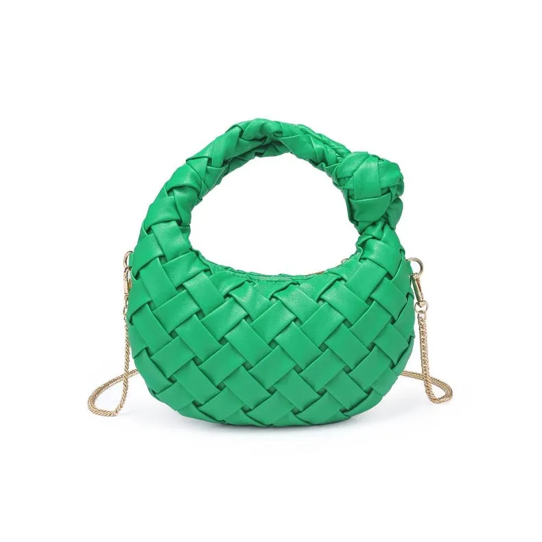 Nadia Woven Crossbody Green