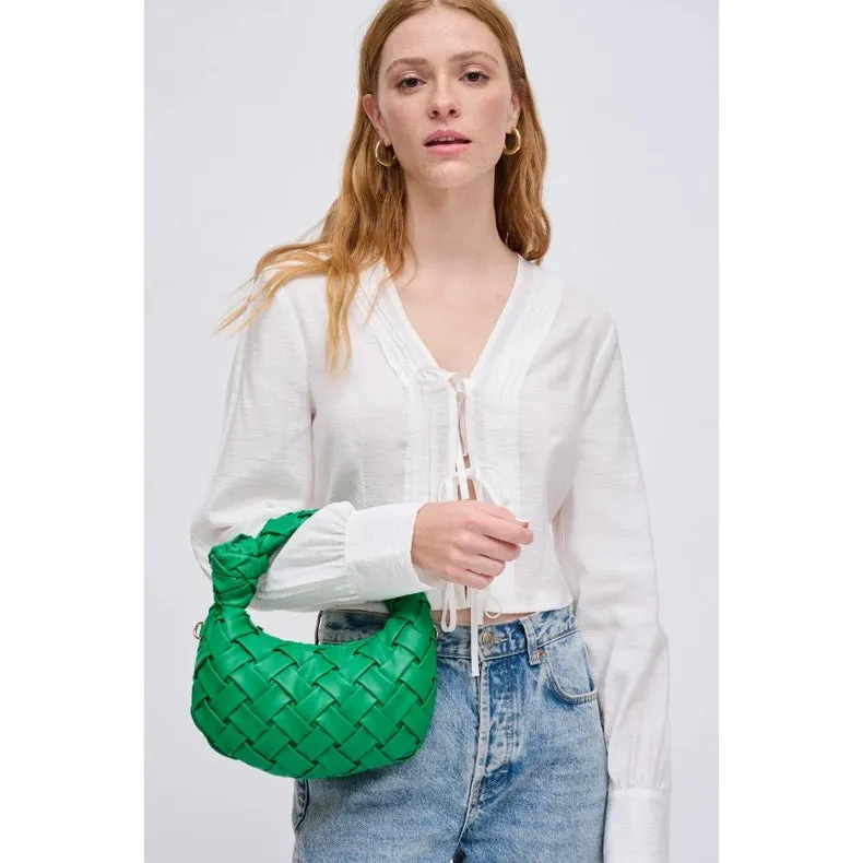 Nadia Woven Crossbody Green