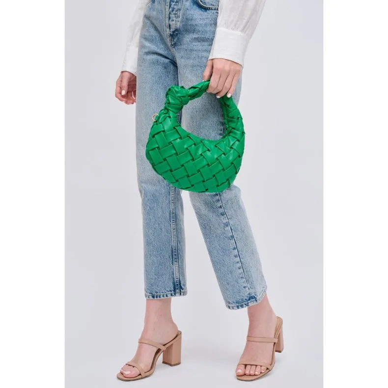Nadia Woven Crossbody Green