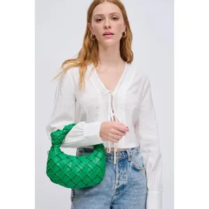 Nadia Woven Crossbody Green