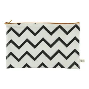 nobodinoz Pencil Case Roma Zigzag Black