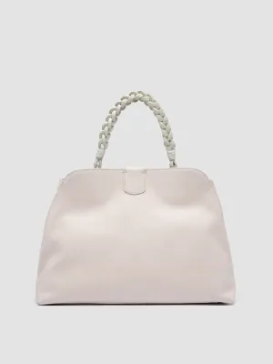 NOLITA WOVEN 229 - White Leather Handle Bag