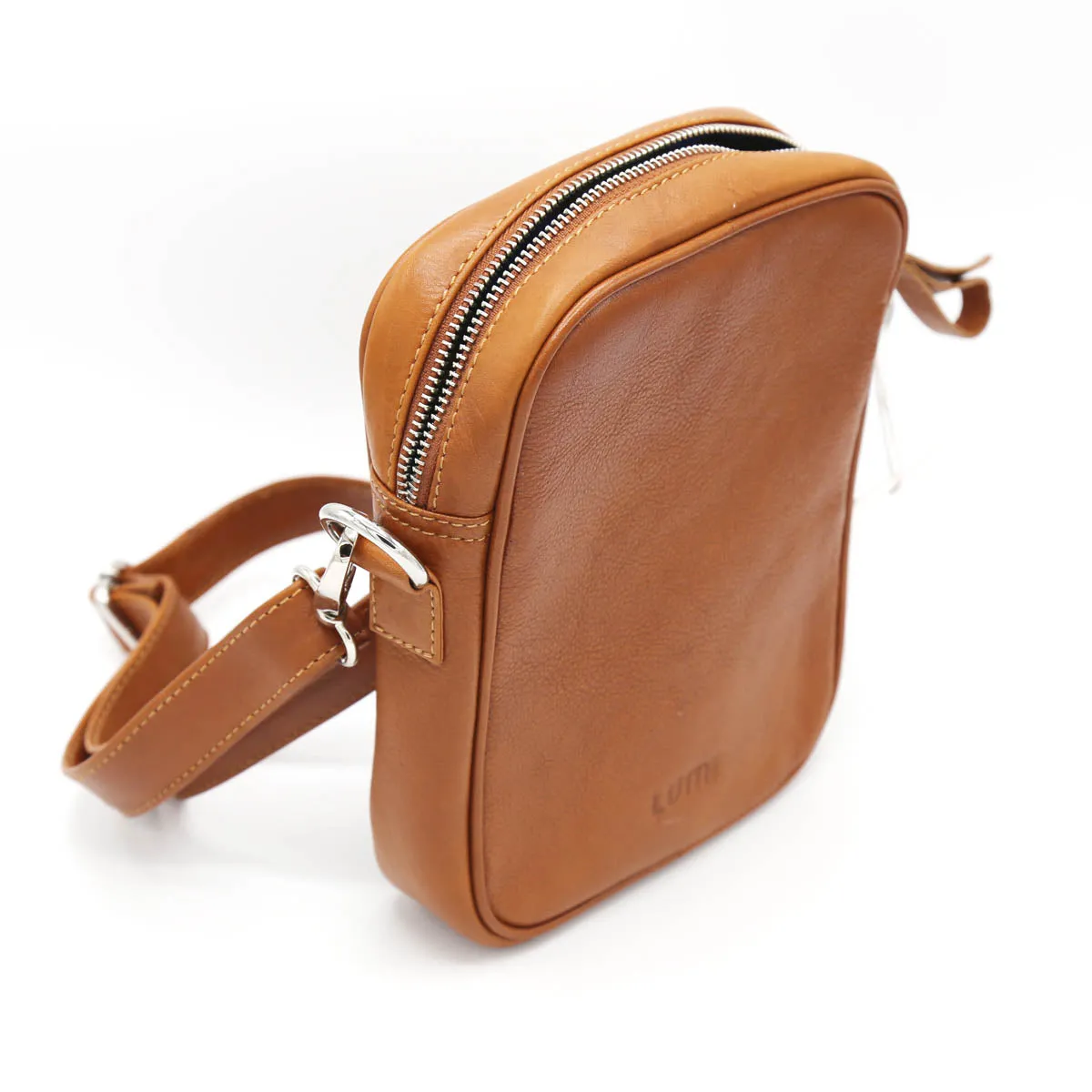 North-South Crossbody Cognac