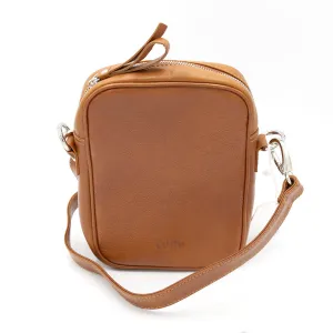 North-South Crossbody Cognac