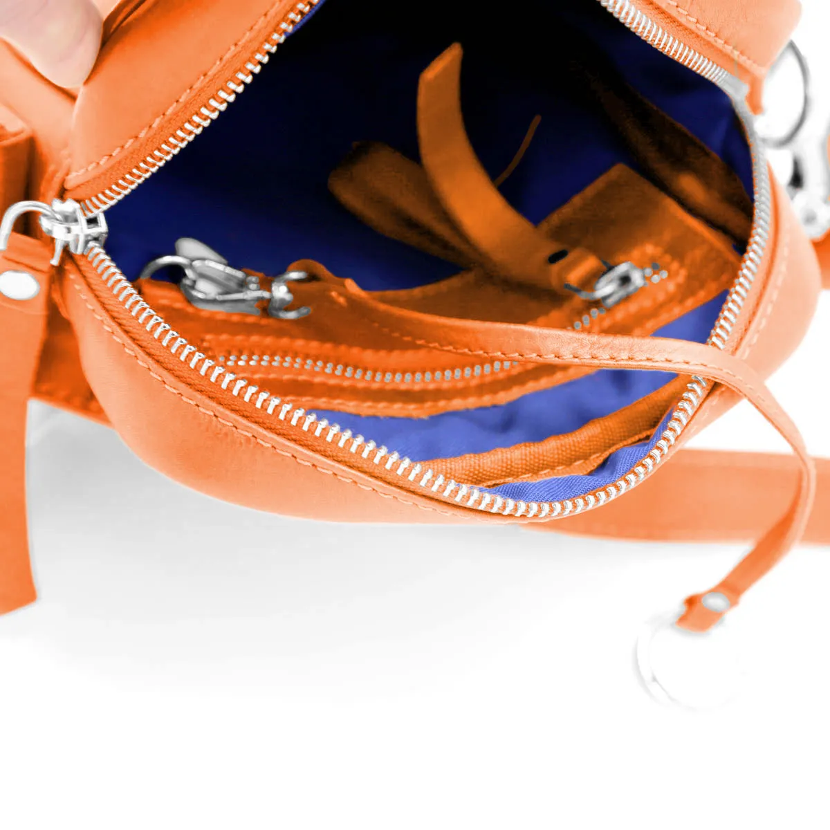 North-South Crossbody Orange