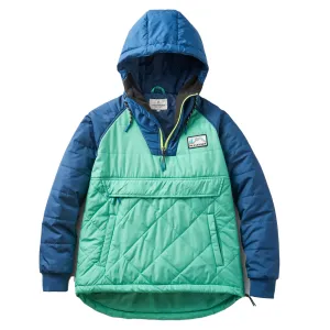 Ocean Recycled Insulated 1/2 Zip Jacket - Green Spruce