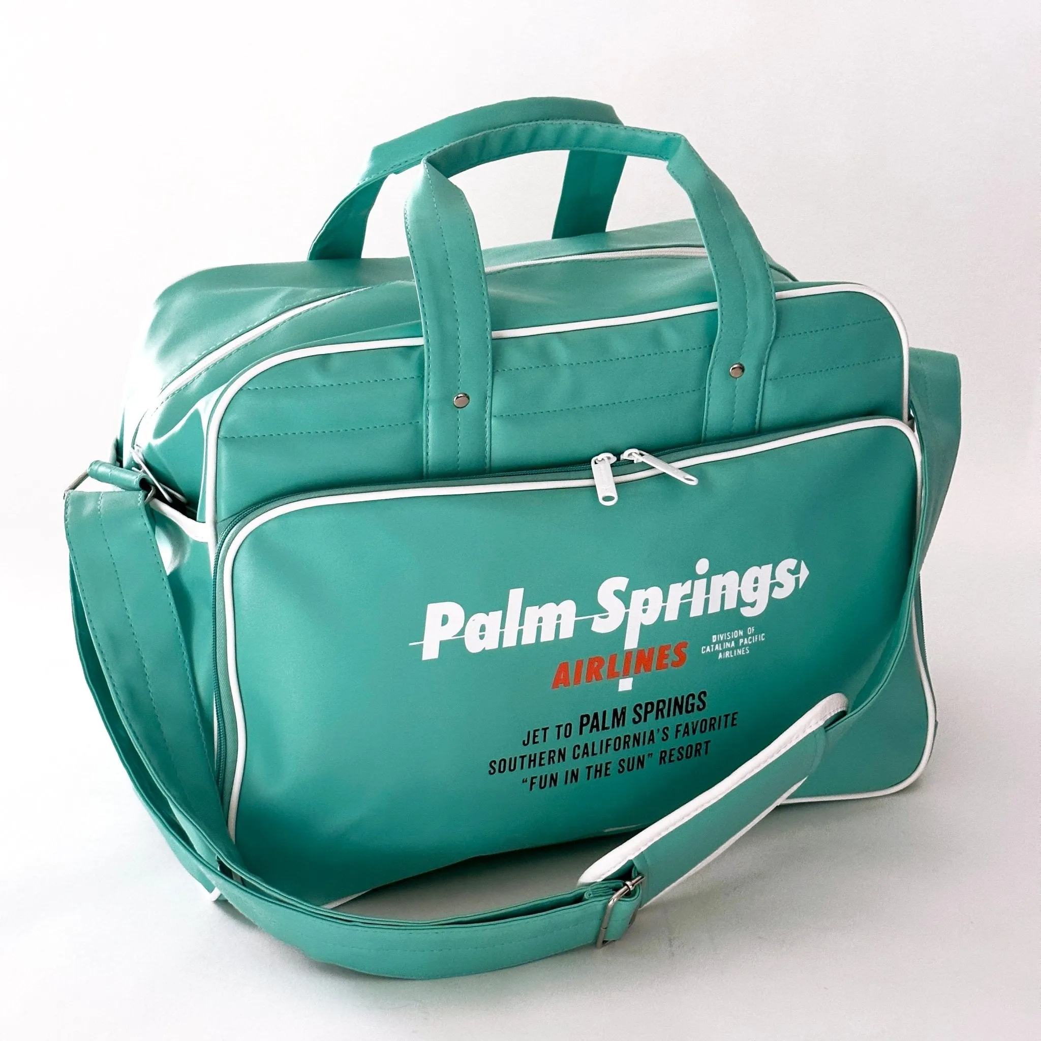 Palm Springs Airlines Weekender Bag - Aqua
