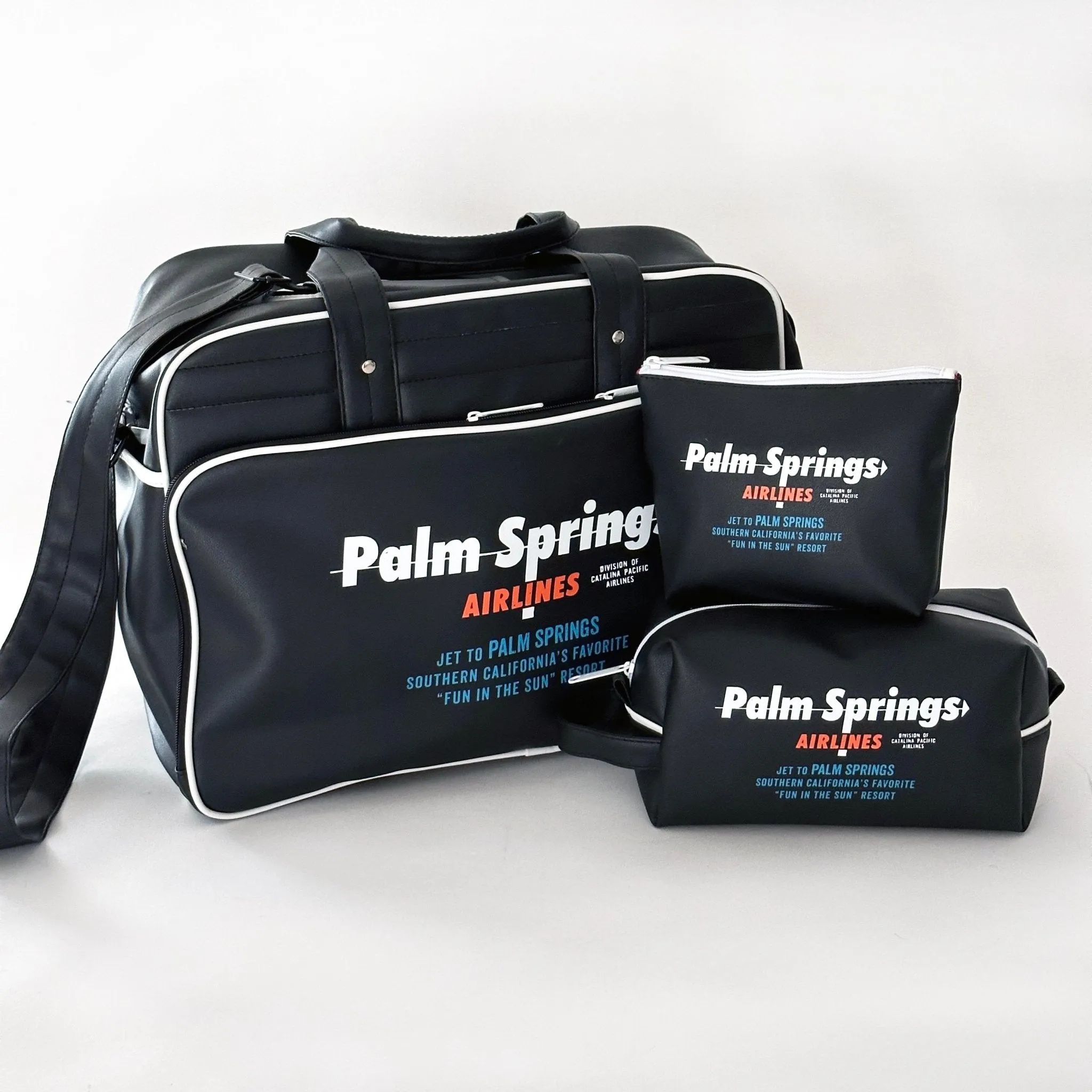 Palm Springs Airlines Weekender Bag - Black