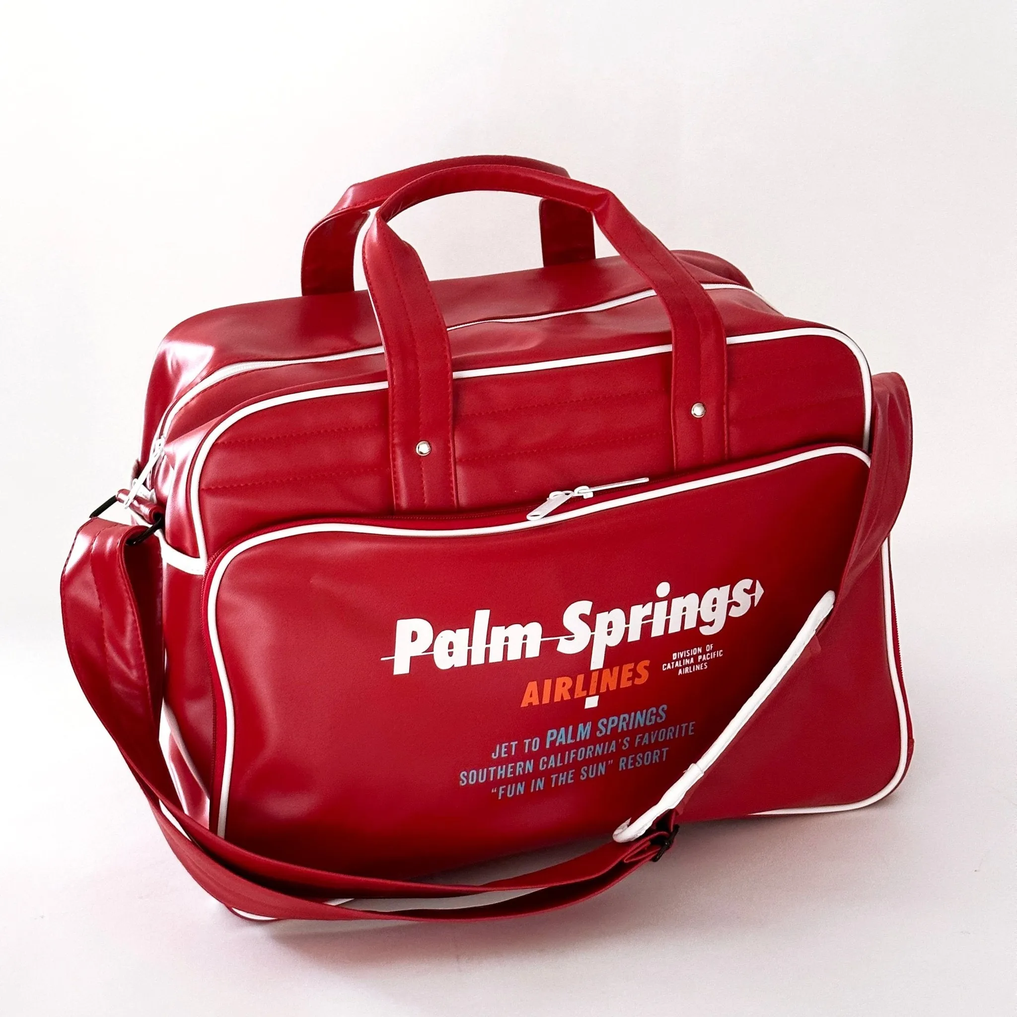 Palm Springs Airlines Weekender Bag - Red