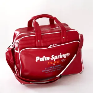 Palm Springs Airlines Weekender Bag - Red