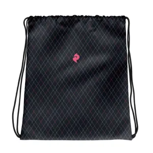 Pink Nexus Drawstring Bag