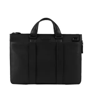 Piquadro Modus Special Unisex Black Laptop Briefcase