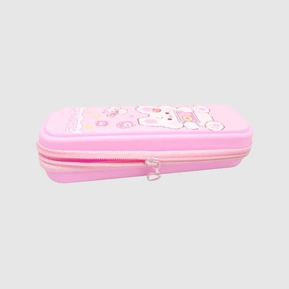 Rabbit's Day Pink Pencil Case