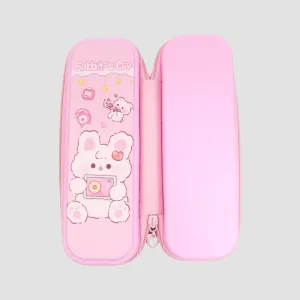 Rabbit's Day Pink Pencil Case