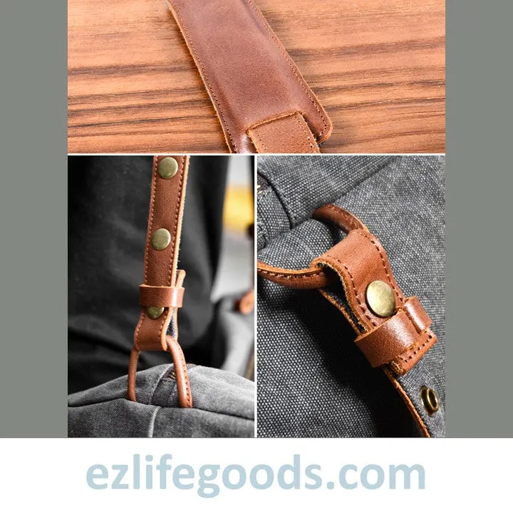 Retro Canvas Shoulder Messenger Bag, Japanese Style Crossbody Bag