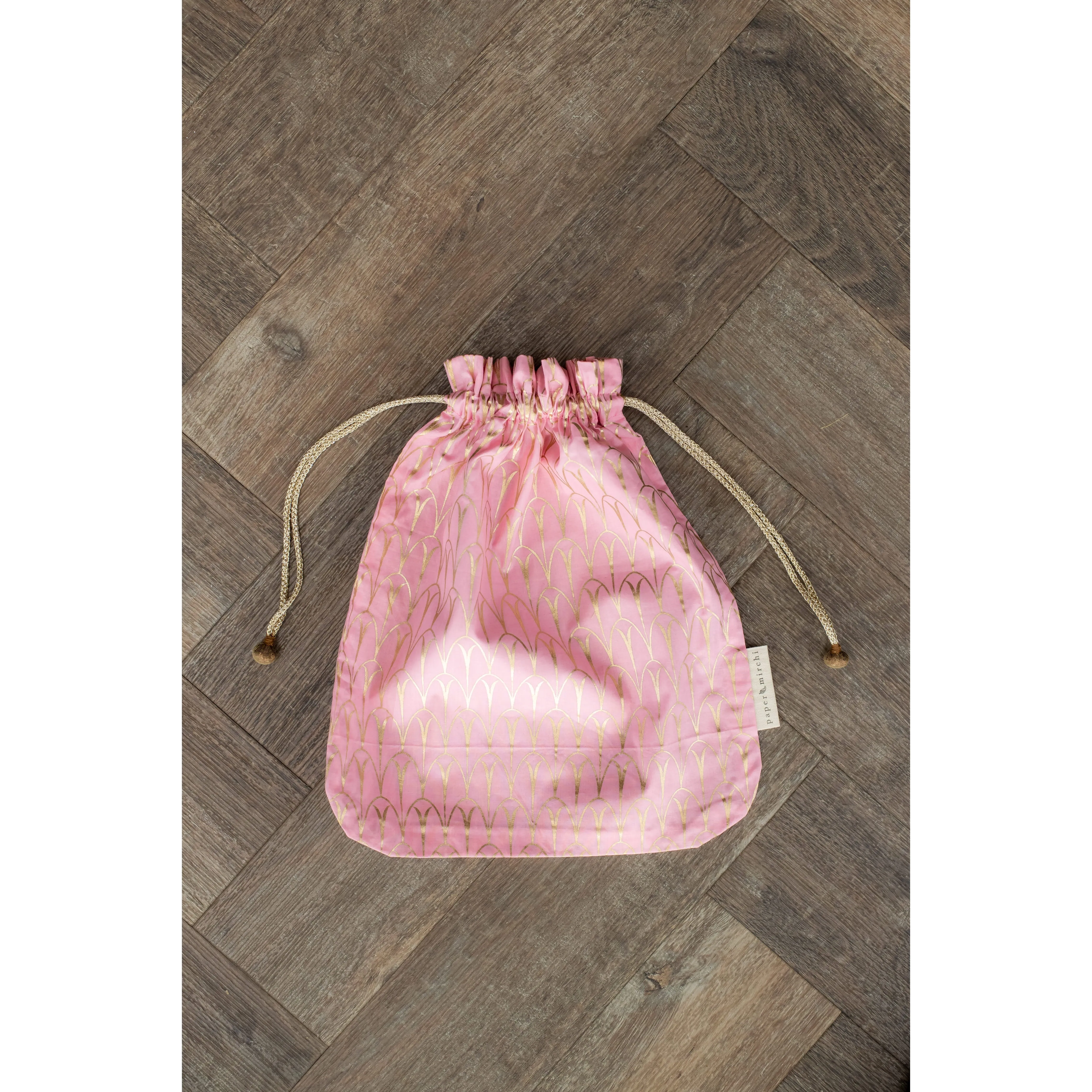 Reusable Drawstring Gift Bags | Luxe Gold Range {multiple sizes & colors}