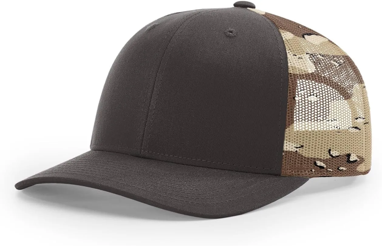 Richardson 112 Trucker Hat Top Selling Colors Snapback Cap One Size Fits Most Adults, Men, Women or Youth