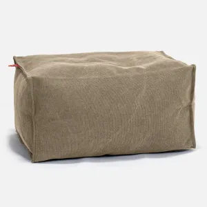 Small Footstool - Canvas Earth